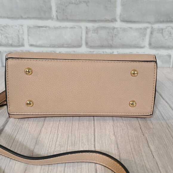 Dune London Blush Pink Tweed Boucle Crossbody Handbag Quiet Luxury - Picture 5 of 10